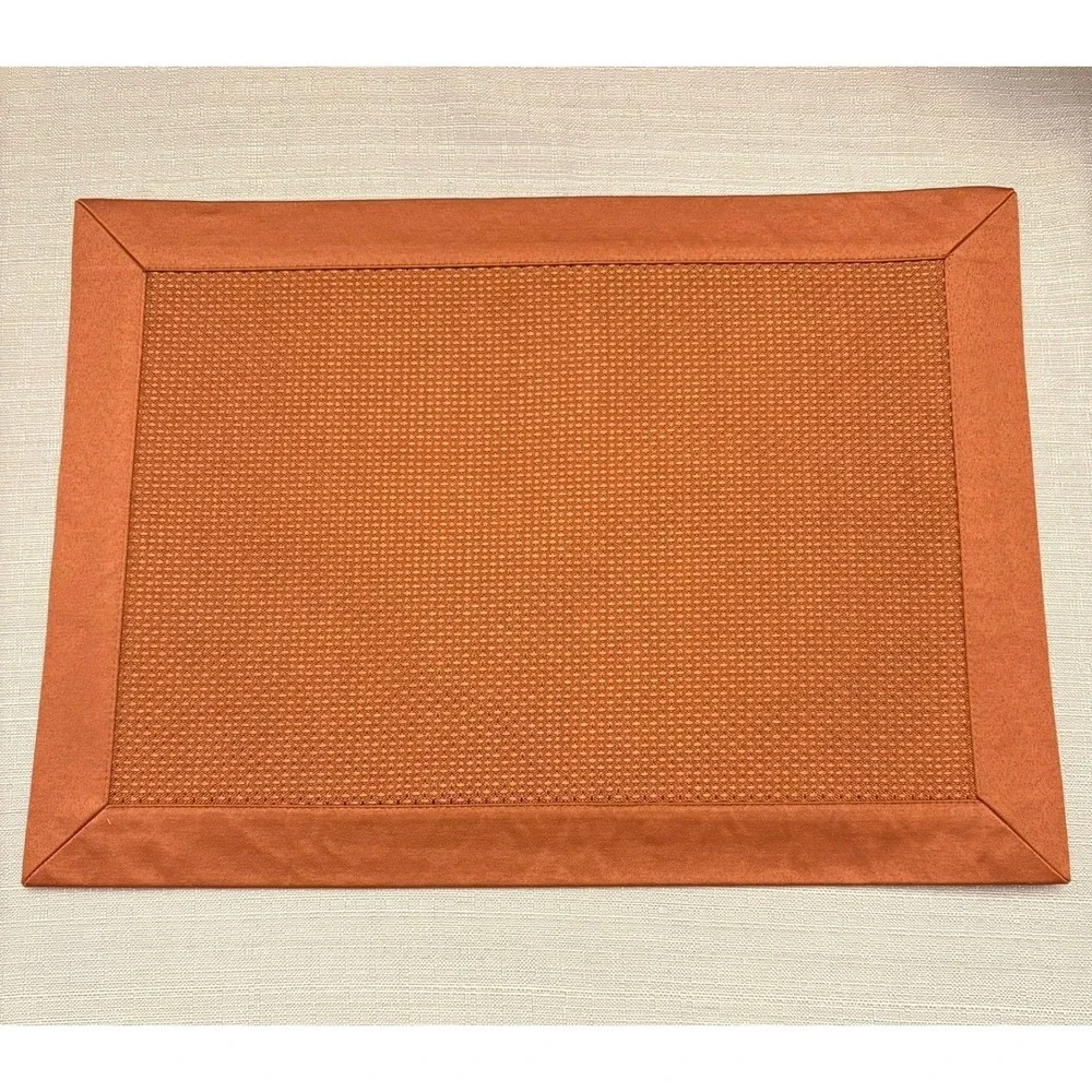 Noble Excellence Pumpkin 28 Pc Table Linen Set 14 Placemats 14 Napkins Fall